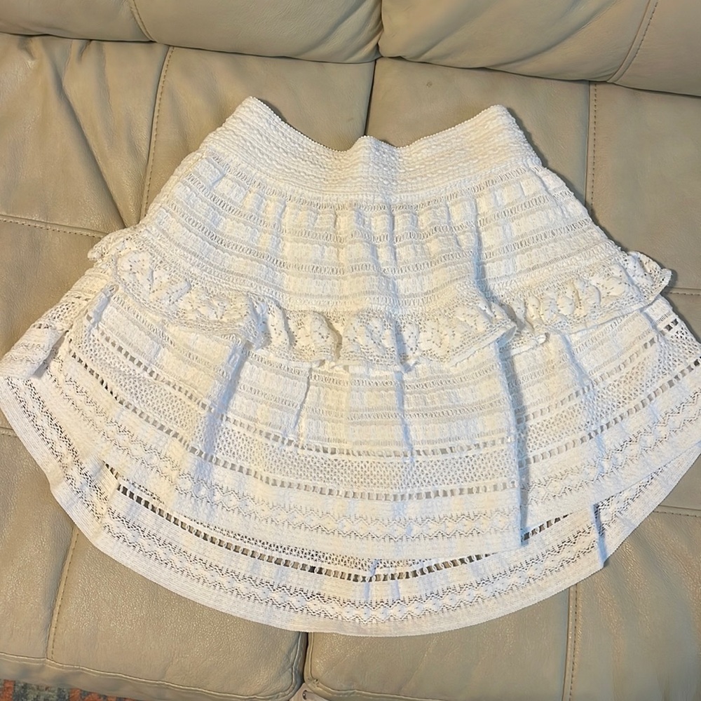 Aerie ruffle skirt